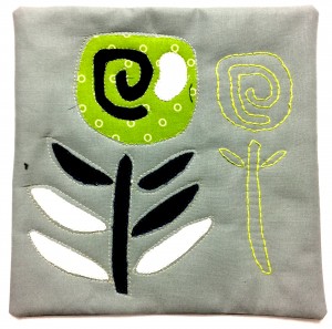 green flower