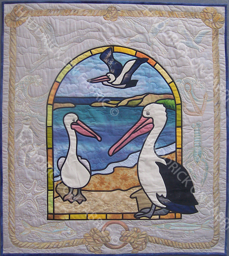 FEATHER & BIRDS STAINED GLASS