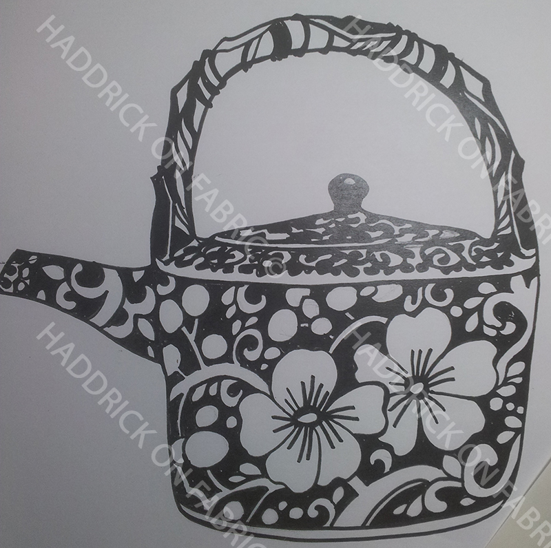 Stencil Teapot